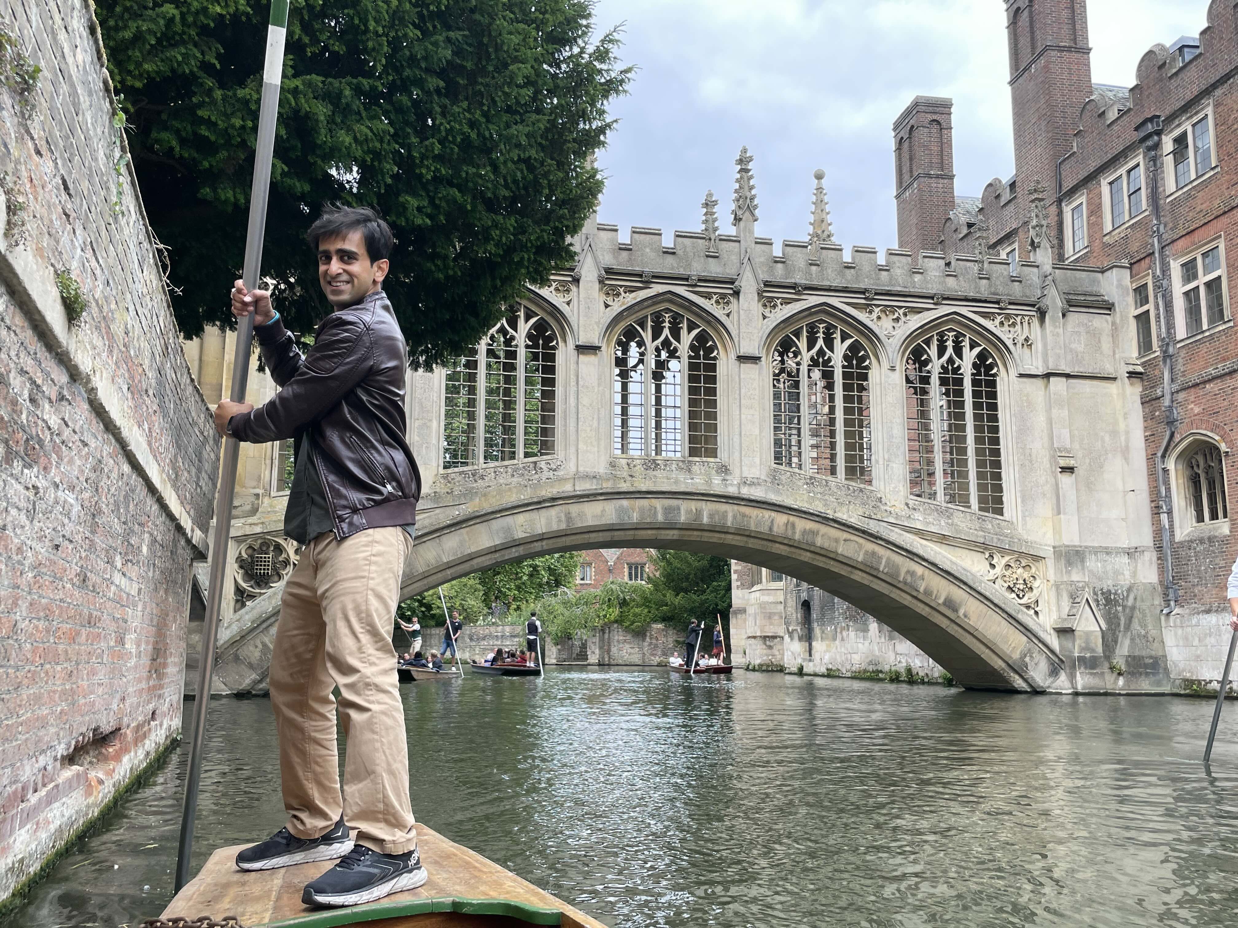 Vaarnan punting in Cambridge